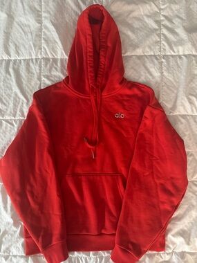 Alo Red Pullover Hoodie